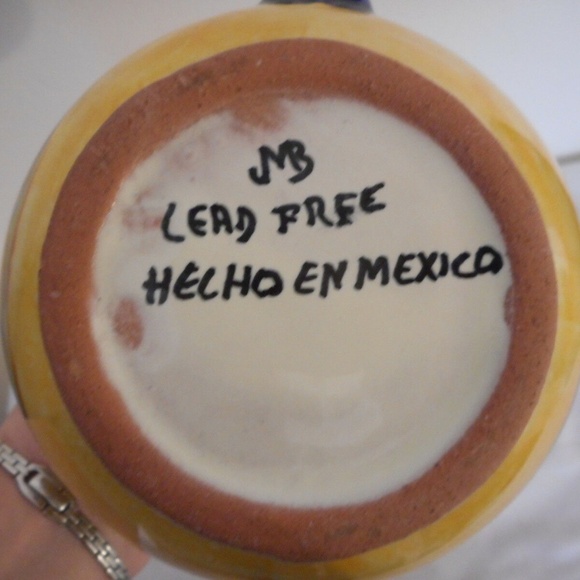 Rooster Pottery Made in Mexico Water Wine Pitcher - Picture 8 of 8